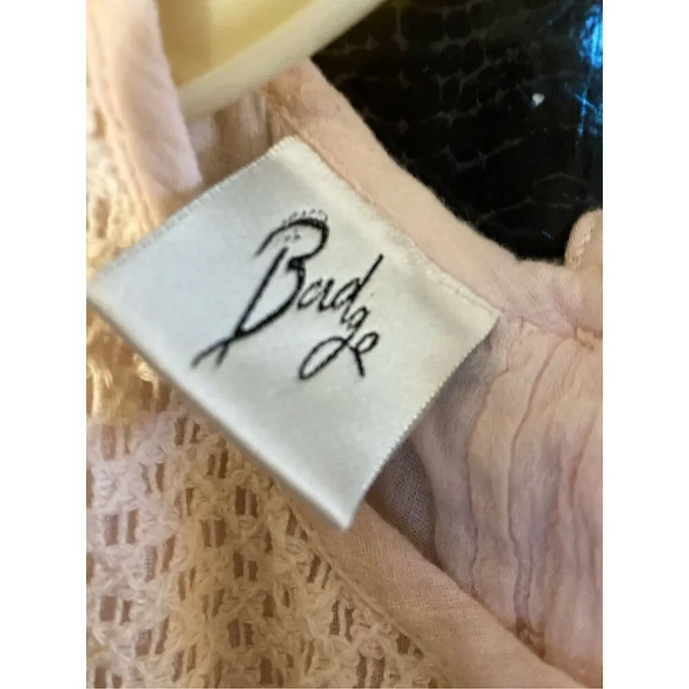 Badge toddler girls, pink rose, detail dress size 40